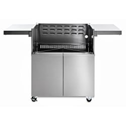 30 Inch Stainless Steel Grill Cart  - 30 Inch Stainless Steel Grill Cart with Large Side Shelves view