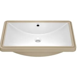 23 Inch Porcelain Ceramic Undermount Bathroom Sink  - 23 Inch Porcelain Ceramic Undermount Bathroom Sink view