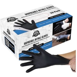 50ct Disposable Nitrile BBQ Gloves  - 50ct Disposable Nitrile BBQ Gloves view