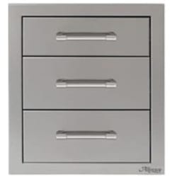 17 Inch Three-Tier Heavy-Duty Stainless Steel Storage Drawers - 17 Inch Three-Tier Heavy-Duty Stainless Steel Storage Drawers view