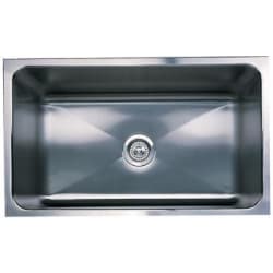 31 Inch Undermount Single Bowl Stainless Steel Sink  - Satin Finish view
