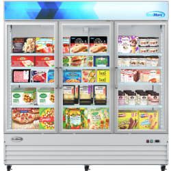80 Inch 3-Door Commercial Display Merchandiser Freezer  - 80 Inch 3-Door Commercial Display Merchandiser Freezer view