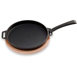 Pizza Cast Iron Round Cooking Pan - Round Cooking pan view