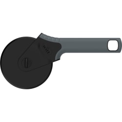 Pizza Cutter Wheel in Black - Pizza Cutter Wheel Black view