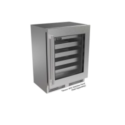 24 Inch Panel Ready ADA Undercounter Wine Cooler  - G5 Shallow ADA 24 Inch Wine Reserve Glass Door view