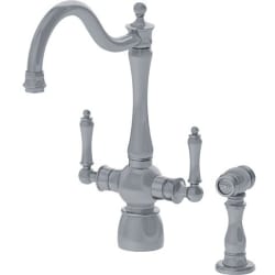 Double Handle  - Double Handle with Side Spray Kitchen Faucet with 1.75 GPM Flow Rate view