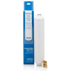 Universal Inline Refrigerator Water Filter - Front View view