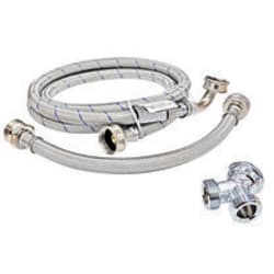 6 Feet Stainless Steel Steam Dryer Hose Kit - Steam Dryer Stainless Steel Hose Kit view