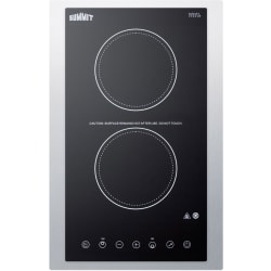 15 Inch Electric Cooktop  - Front View view