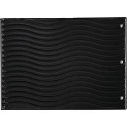 2-Sided Porcelain-Enameled Cast Iron Griddle (Pack of 4) - 2-Sided Porcelain-Enameled Cast Iron Griddle (Pack of 4) in Wavy Side View view