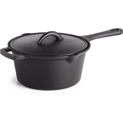Cast Iron Sauce Pan  - Cast Iron Sauce Pan with Lid view