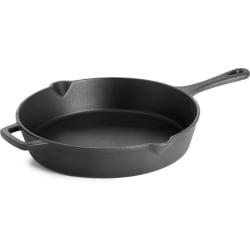 Large Cast Iron Frying Pan - Large Cast Iron Frying Pan in Angled View view