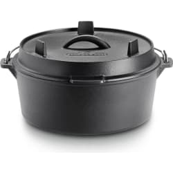 Cast Iron Dutch Oven 6QT - Cast Iron Dutch Oven 6QT in Front View view