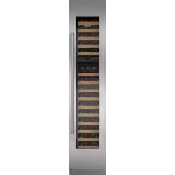 Pro Handle Door Panel - Right Hinge IW18  - Stainless Steel Wine Storage Door Panel with Pro Handle and 4" Toe Kick - Right Hinge view
