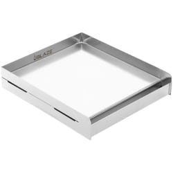 14 Inch Stainless Steel Griddle Plate  - 14 Inch Stainless Steel Griddle Plate with Drip Tray view