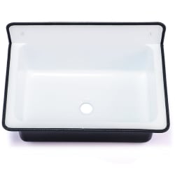 20 Inch Wallmount Bucket Sink - 20 Inch Wallmount Bucket Sink with 6 1/4 Inch Bowl Depth view