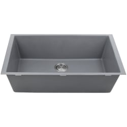 33 Inch Undermount Single Bowl Kitchen Sink - 33 Inch Undermount Single Bowl with 9 Inch Bowl Depth view