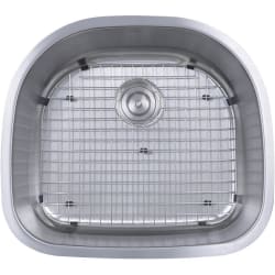 23 Inch Undermount Single Bowl Kitchen Sink - 23 Inch Undermount Single Bowl Kitchen Sink with Bottom Grid view