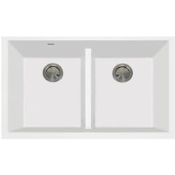 33 Inch Undermount Double Bowl Kitchen Sink  - 33 Inch Undermount Double Bowl Kitchen Sink with 9 1/8 Inch Bowl Depth view
