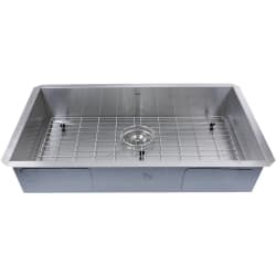 30 Inch Undermount Single Bowl Kitchen Sink  - 30 inch Single Bowl Zero Radius ADA Stainless Steel Kitchen Sink view
