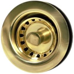 2 3/4 Inch Bar Sink Drain in Unlacquered Brass - 2.75" Bar Sink Drain in Unlacquered Brass view