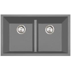 33 Inch Undermount Double Bowl Kitchen Sink - 33 Inch Undermount Double Bowl Kitchen Sink with 9 1/8 Inch Bowl Depth view