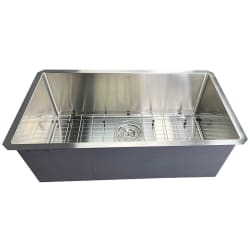 32 Inch Single Bowl Undermount Small Radius Stainless Steel Kitchen Sink  - 32 Inch Single Bowl Undermount Small Radius Stainless Steel Kitchen Sink with 10 Inch Bowl Depth view