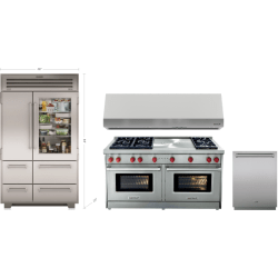 4 Piece Kitchen Appliances Package  - Package view
