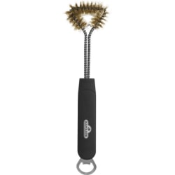 Three Sided Brass Grill Brush - Three Sided Brass Grill Brush with Bottle Opener (Pack of 12) in Full View view