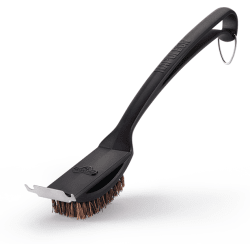 Palm Tree Fiber Grill Brush  - Natural Fiber Grill Brush with Grid Scraper view