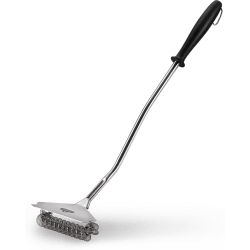 7 Inch Bristle-Free Stainless Steel Wide Grill Brush  - Bristle Free Wide Grill Brush view