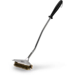 Brass Bristle Wide Grill Brush (Pack of 12) - Brass Bristle Wide Grill Brush (Pack of 12) in Full View view