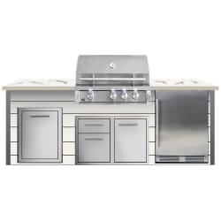 96 Inch XLT Designer Modular Island  - 96 Inch XLT Designer Modular Island view