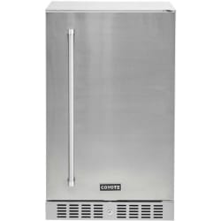 21 Inch Stainless Steel Built-In Compact Refrigerator  - 4.1 Cu. Ft. Built-In Refrigerator Right Hinge view