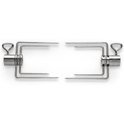 Commercial Quality Collapsible Rotisserie Forks - Four Prongs, Set of Two - Commercial Quality Collapsible Rotisserie Forks Four Prongs, Set of Two view