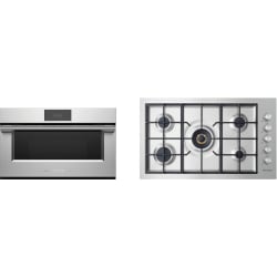 2 Piece Kitchen Appliances Package in Stainless Steel - Package view