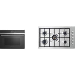 2 Piece Kitchen Appliances Package in Black - Package view