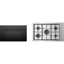 2 Piece Kitchen Appliances Package in Black - Package view