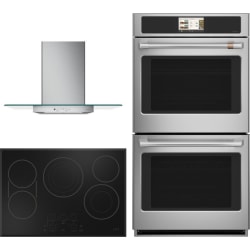 3 Piece Kitchen Appliances Package in Black - Package view