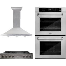 3 Piece Kitchen Appliances Package in Stainless Steel - Package view