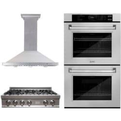 3 Piece Kitchen Appliances Package in Snow Finish - Package view