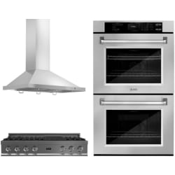 3 Piece Kitchen Appliances Package in Stainless Steel - Package view