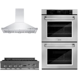 3 Piece Kitchen Appliances Package in Stainless Steel - Package view