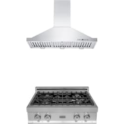 2 Piece Kitchen Appliances Package in Stainless Steel - Package view