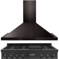 2 Piece Kitchen Appliances Package in Black Stainless Steel - Package view