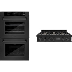 2 Piece Kitchen Appliances Package in Black Stainless Steel - Package view