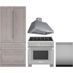 4 Piece Kitchen Appliances Package  - Package view