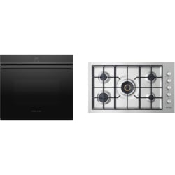 2 Piece Kitchen Appliances Package in Black - Package view