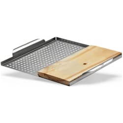 Stainless Steel Multi-Functional Topper  - Stainless Steel Multi-Functional Topper with Cedar Plank view