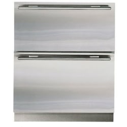 6 Inch Toe Kick Stainless Steel Drawer Panels (2-Panel Set)  - Front View view